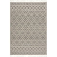 thumbnail image 2 of Hauteloom Magnolia MGN-2301 - Molde Moroccan Farmhouse Living Room Area Rug with Tassel - High Low Carpet - Tribal Boho Style - Southwestern Geometric Pattern - Beige, Cream, Brown 7'10" x 10', 2 of 6