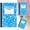 Blue, variant on A5 Marble Notebook Journal,Simple Exquisite Textured Notebook Sewing Binding Notebook, Thick Paper Lined Journal for Writing, Portable Daily Notebook for Office & Gift,30Sheets 60 Pages(Dark Blue)
