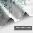 thumbnail image 4 of LALILO Aqua Green Fabric Shower Curtain for Bathroom ,Waterproof Shower Curtains with Hooks 72"X72", 4 of 6
