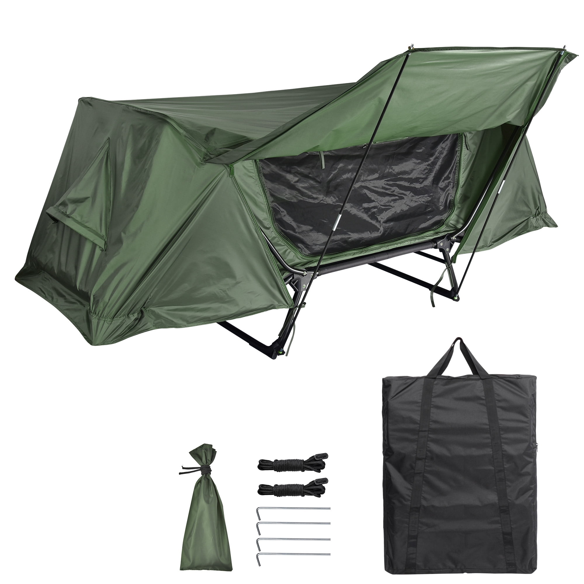 KingCamp Ultralight Compact Folding Camping Tent Cot Bed, 4.9 ...