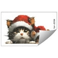 thumbnail image 2 of Fwttom Christmas Window Clings, Christmas Window Decorations Cats And Mice Wearing Xmas Hats, Christmas Window Stickers for Home Decoration Winter Window Clingswinter Window Clings, 2 of 7