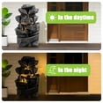 thumbnail image 5 of Tereitr Cascading Rock Water Fountain, with LED Light, Garden Waterfall Decor for Patio, Backyard, Porch and Home Art Decor, 5 of 7