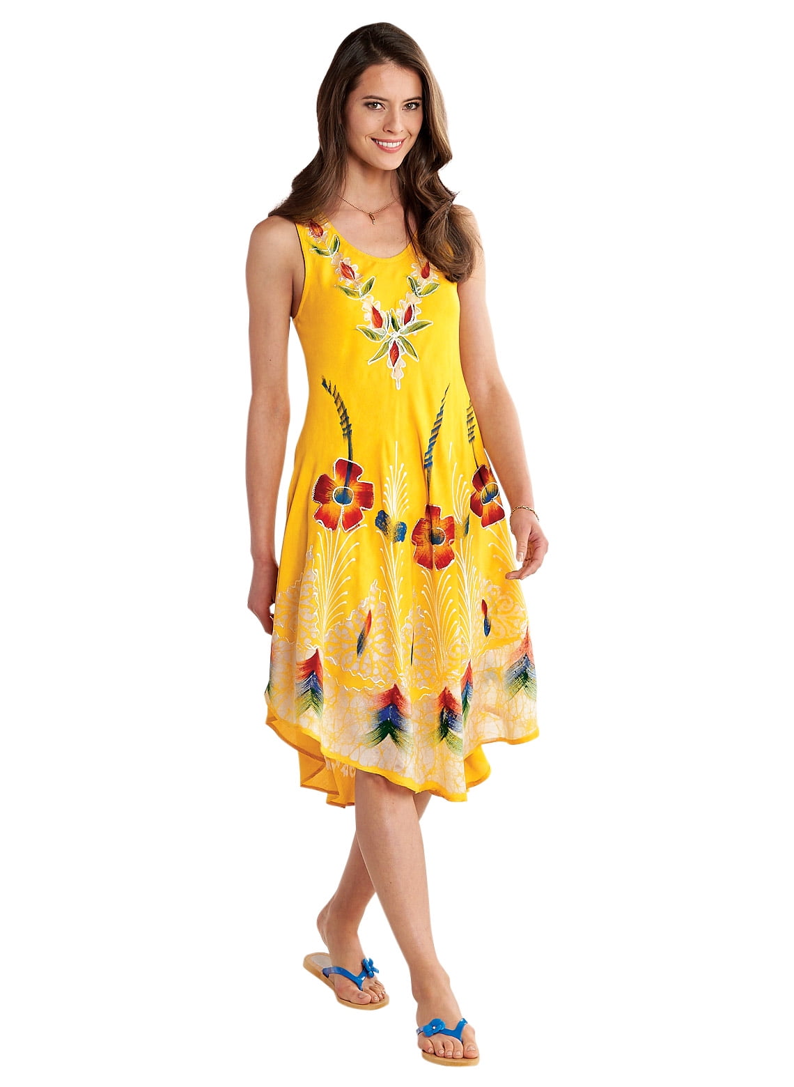 Sundresses for Women Casual | Floral Sundresses - Walmart.com