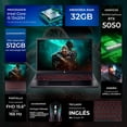 thumbnail image 2 of Laptop Gamer ACER Nitro V 15 GeForce RTX 5050 Core i5 13420H 32GB SSD 512GB 15.6" Teclado Ingles Mouse DXT Gaming, 2 of 5