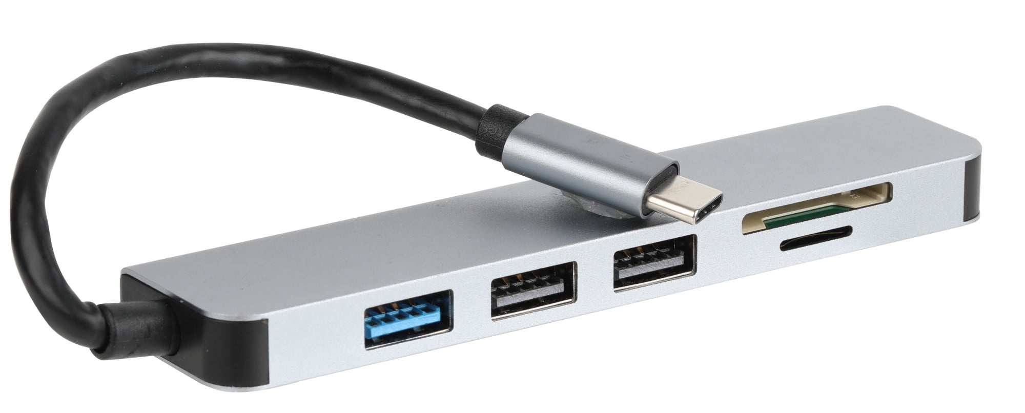 Vivitar Multi-Port USB Hub with SD, Micro SD and Compact Flash Card Reader