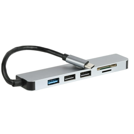 Vivitar Multi-Port USB Hub with SD, Micro SD and Compact Flash Card Reader