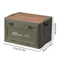 thumbnail image 2 of Caja de almacenamiento multifuncional para coche, contenedor de comestibles de 30L, para acampar al aire libre, Picnic, 2 of 7