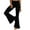 Black, variant on Honeeladyy Womens Flare Leggings with High Waist and Wide Leg Black-XL