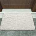 thumbnail image 5 of Bathroom Rug Polyester Fiber 60x40cm Super Absorbent Non Slip Quick Dry Machine Washable for Living Room Bedroom Entryway Bathroom, 5 of 5
