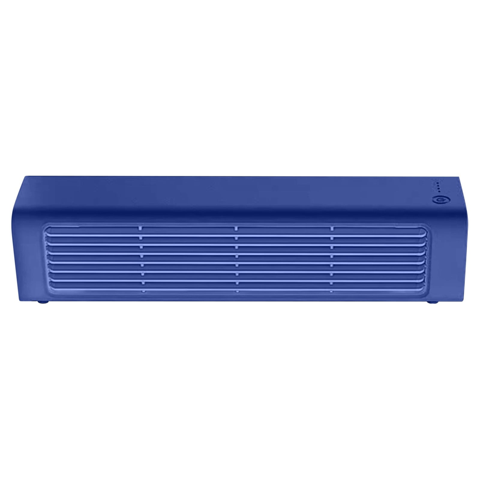Gallickan Wall Mount Fan, Plug-in Corded Desktop Air Circulator with Flexible Stand, Bladeless Quiet Cooling for Bathroom Kitchen Study Area, Blue
