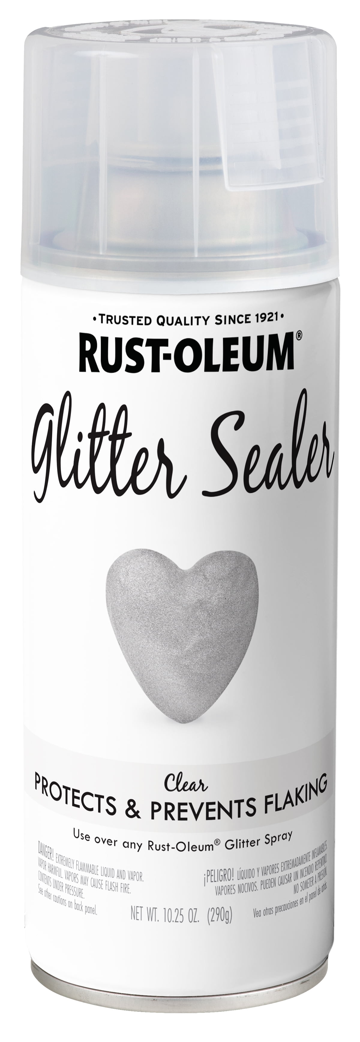 Clear Sealer, Rust-Oleum Specialty Glitter Spray Paint-267736, 10.25 oz
