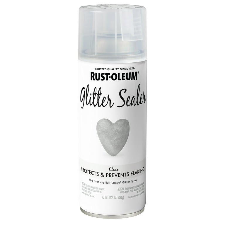 Rust-Oleum 267734-2PK Specialty Glitter Spray, 10.25 Ounce (Pack of 2),  Silver, 2 Piece