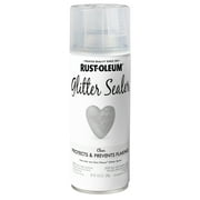 6 Pack, Clear, Rust-Oleum Specialty Glitter Spray Paint- 10.25