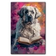 thumbnail image 3 of Anatolian Shepherd Decor Poster Unframe, Anatolian Shepherd Dog Canvas Wall Art, Dog Reading Book Canvas Print Painting Poster Wall Decor Dog Lovers Gifts, 3 of 6