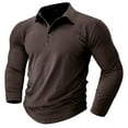 thumbnail image 2 of Birdeem Man Solid Color Lapel Button Blouse, 2 of 6