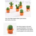 thumbnail image 2 of 4PCS/Set Mignon Succulent Plante Aimant Bouton Cactus Réfrigérateur Message Autocollant Aimant Autocollant, 2 of 9
