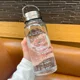 thumbnail image 5 of Botella de agua de gran capacidad de 1 l, transparente, para leche, jugo, viajes al aire libre, deporte, portátil, para beber, botella de vidrio para té, 5 of 5