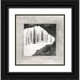 thumbnail image 1 of Shamp, Cindy 20x20 Black Ornate Wood Framed with Double Matting Museum Art Print Titled - Bear Silhouette, 1 of 4