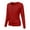 Wine, variant on ZJXFGS Women's Button Down Crew Neck Long Sleeve Soft Knit Cardigan Sweaters Black L