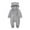 Gray-1, variant on ZyeKqe Winter Baby Clothes Warm Fleece Thick Onesie Ear Hooded Jumpsuits Newborn Boys Girls Romper Kids Coats Jackets