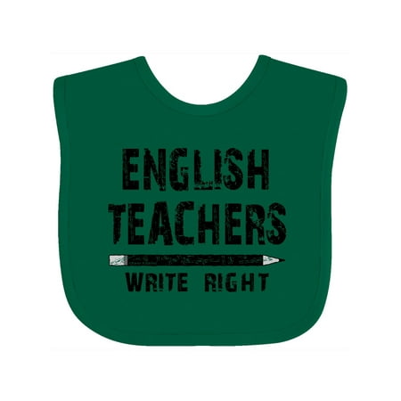 

Inktastic English Teachers Gift Baby Boy or Baby Girl Bib