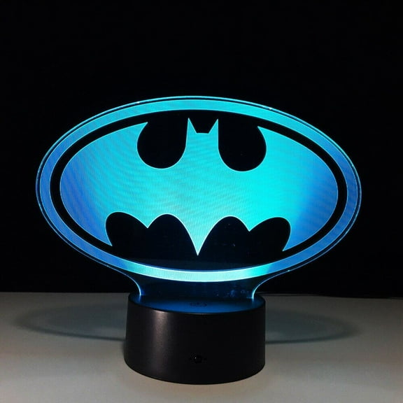 BATMAN 3D INSIGNIA SUPER COOL 7 COLORS