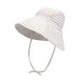 thumbnail image 2 of Seyurigaoka Kid's Summer Cotton Linen Sun Hat, Outdoor Breathable UV Sun Protection Wide Brim Beach Hat Quick-Drying Sunscreen Hat, 2 of 8