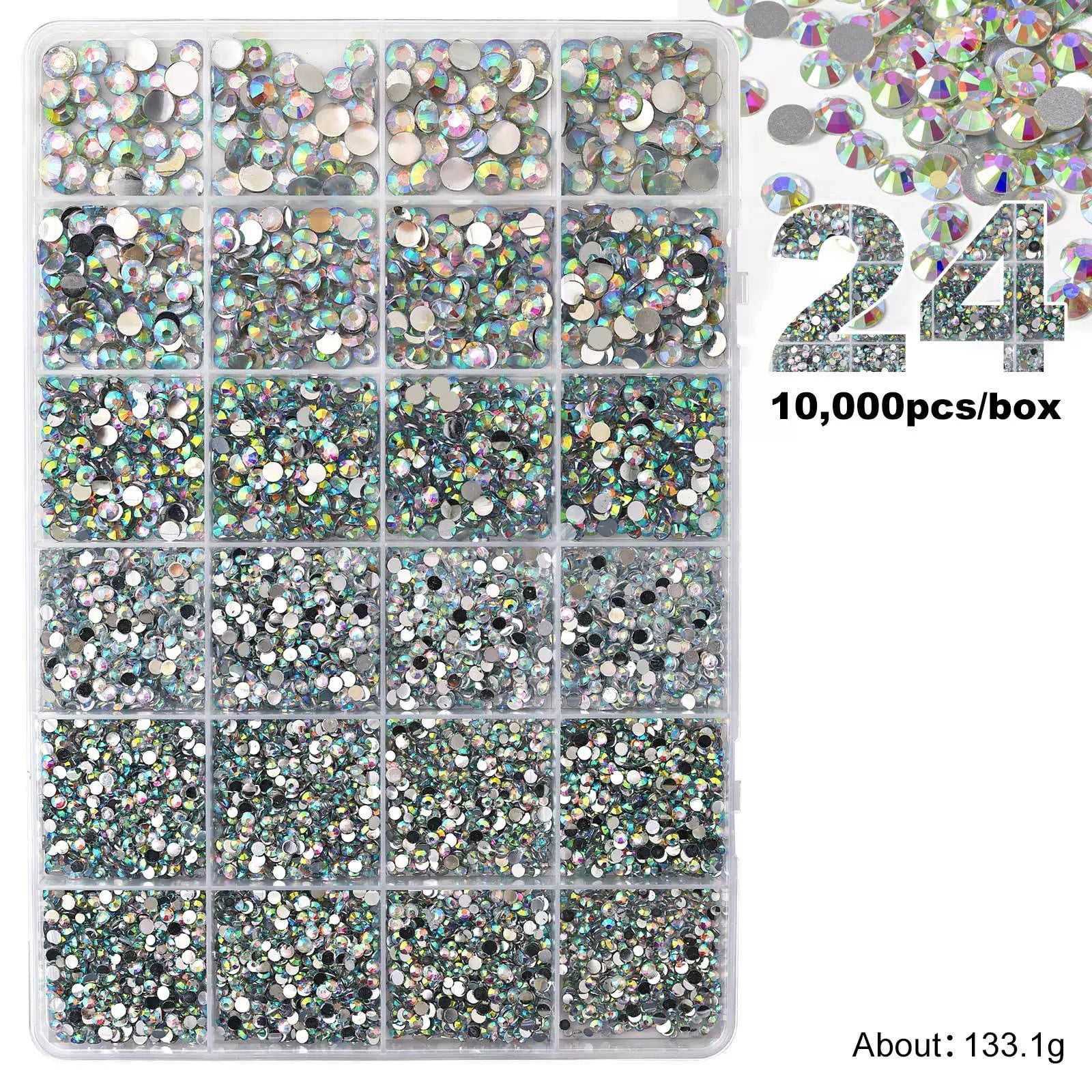Bedazzler Kit with Rhinestones for Bedazzling,Bedazzlings Kit Rhinestones,Resin Flat Back Flatback Nails Charm Nails Art Accessories Texture for Bedazzled Nail Crafting Makeup,crystal ab rhinestones