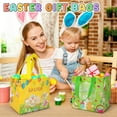 thumbnail image 3 of Zsiparty Easter Gift Bags, Easter Treat Bags with Handles Reusable Non-Woven Goodie Bags for Egg Hunt Party Supplies 12 Pcs Multi-color, 3 of 6