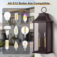 thumbnail image 5 of Lawyettle Dusk to Dawn Outdoor Wall Light Fixture, 20.6" Large Oil Rubbed Bronze Outdoor Lanterns, 2-Light Waterproof Exterior Porch Sconce for House, 5 of 11