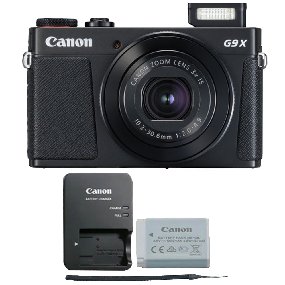 カメラ デジタルカメラ Canon PowerShot G9 X Mark II Digital Camera - Black