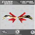 thumbnail image 4 of Kalair GFX Graphics Kit for Honda CRF450R (2008) Evader Series, 4 of 5