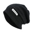 thumbnail image 2 of IDALL Beanie Skull Cap Womens Warm Pile Hat Unisex Capped Solid Color Pullover Cap Hats for Men Black One Size, 2 of 4