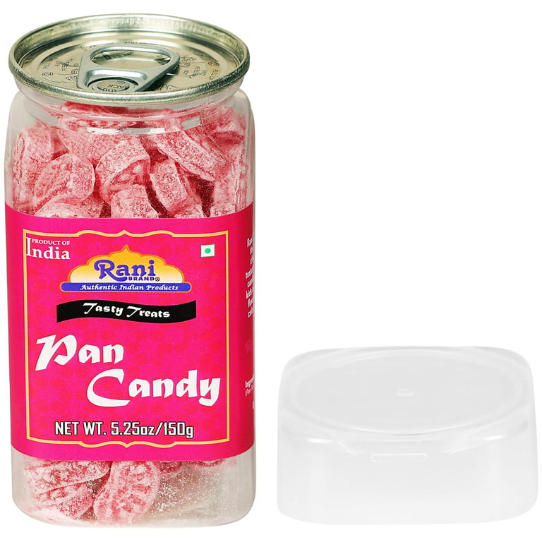 Rani Pan Candy 5.25oz (150g) Vacuum Sealed, Easy Open Top, Resealable  Container ~ Indian Tasty Treats | Vegan | Gluten Friendly | NON-GMO |  Indian