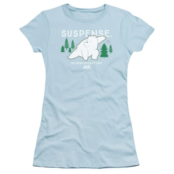 We Bare Bears Suspense S/S Junior Women's T-Shirt Sheer Light Blue