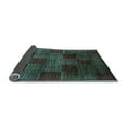 thumbnail image 2 of Ahgly Company Indoor Round Abstract Light Blue Modern Area Rugs, 7' Round, 2 of 4