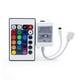 thumbnail image 1 of 10*24 teclas LED RGB controlador DC12V IR control remoto para tira de luz LED, 1 of 6