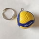 thumbnail image 1 of Lindo mini llavero de voleibol: llavero deportivo perfecto, bolso, mochila, colgante para llave de auto, estuche para auriculares y accesorio de regalo para hombres, mujeres y niños., 1 of 3