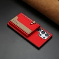 thumbnail image 6 of Decase Removable 2-in-1 Magnetic Wallet Case Compatible with Samsung Galaxy S21 Ultra,PU Leather Flip Cover with RFID Blocking,6 Card & Cash Slots,Shockproof Anti-Scratch PC+TPU Back Cover,Red, 6 of 12