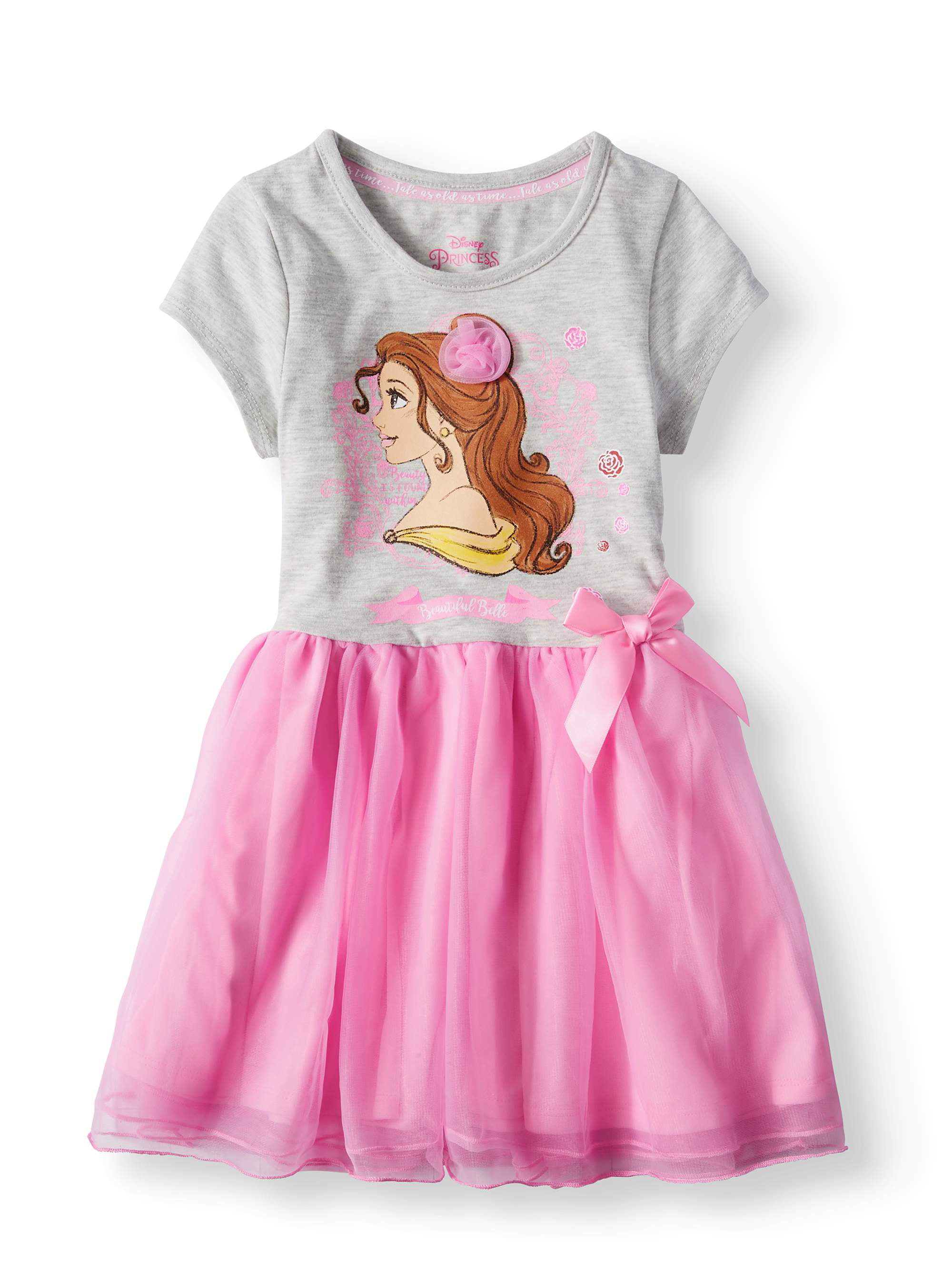 Belle Short Sleeve Tutu Dress (Little Girls) - Walmart.com