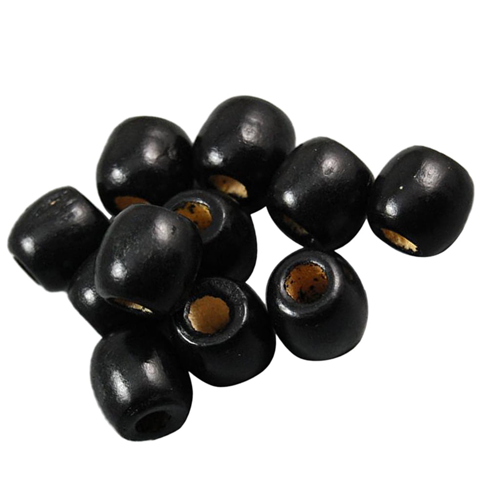 Round Wooden Bead Ball Loose Spacer Beads Jewelry Making Components 100Pcs/Lot