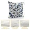 thumbnail image 4 of Shiartex Navy Blue Floral Pillow Covers Botanical Print Vintage Spring Flower Plant Cream Decorative Throw Pillow Cases Outdoor Farmhouse Cushion Covers Decor for Sofa Couch Bed 20x20in, 4 of 5