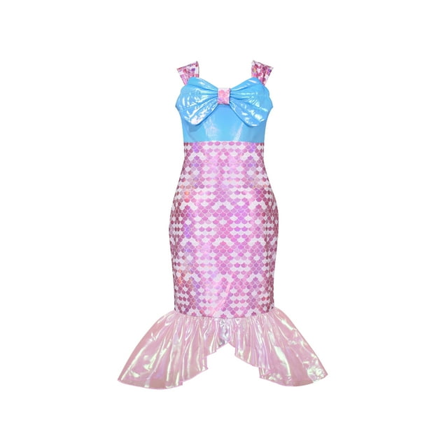 Girls Dress Mermaid Shell Princess Costume Halloween Party Dress 2-3 Years