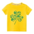 thumbnail image 4 of Lovzfmll Boys' St. Patrick's Day Short Sleeve Tee, Holiday Print Casual Top for Kids, Loose Fit Crew Neck for Kids 4-5 Years, 4 of 8