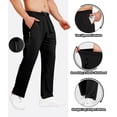 thumbnail image 7 of 3 Pack Men's Athletic Pants with Zip Pockets, Lightweight Workout Sweat Pants Gifts for Men, 7 of 7