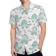 thumbnail image 4 of High Quality Hawaiian Shirts for Men Short Sleeve Aloha Beach Shirt Floral Summer Casual Button Down Shirts Blouses I4KYSA, 4 of 7