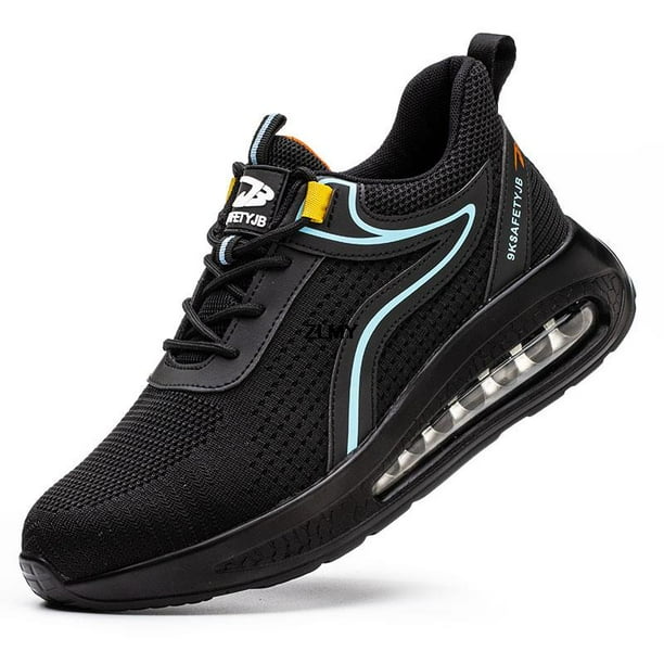 Zapatos De Seguridad De Punta De Acero Transpirable Para Hombres Botas Trabajo A Prueba De Pinchazos Deportivas De Para Construcción Masculina