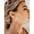 thumbnail image 3 of Pendientes de aro de plata de ley 925 para mujer Pendientes de aro hipoalergénicos para orejas sensibles JAMW Sencillez, 3 of 5