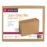 Smead Expanding File, Monthly (Jan.-Dec.), 12 Pockets, Flap and Cord Closure, Letter Size, Kraft (70186)
