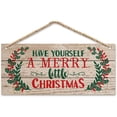 thumbnail image 1 of Panel de decoración de puerta de Navidad, paneles de decoración de invierno de madera, adorno decorativo para interiores y exteriores para el hogar, aula, oficina (grande) Sailing Electrónica, 1 of 5